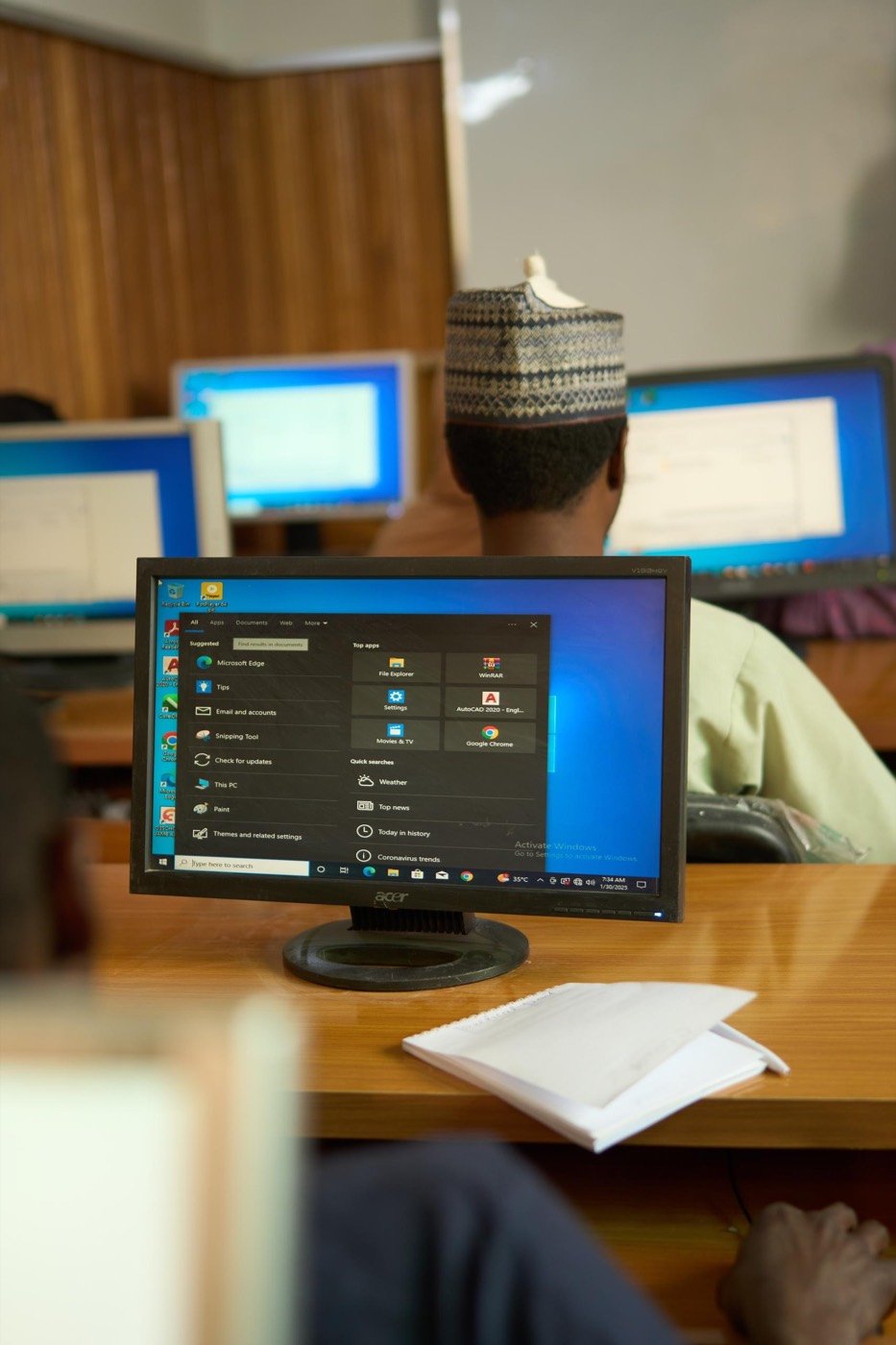 ICT and AI training session — Atlas Training and Development Institute, Kano State
