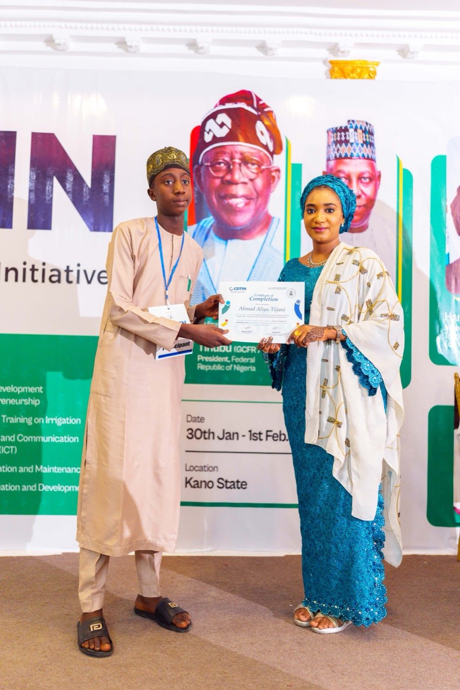 Presentation of Certificates of Completion — Atlas Training and Development Institute, Kano State