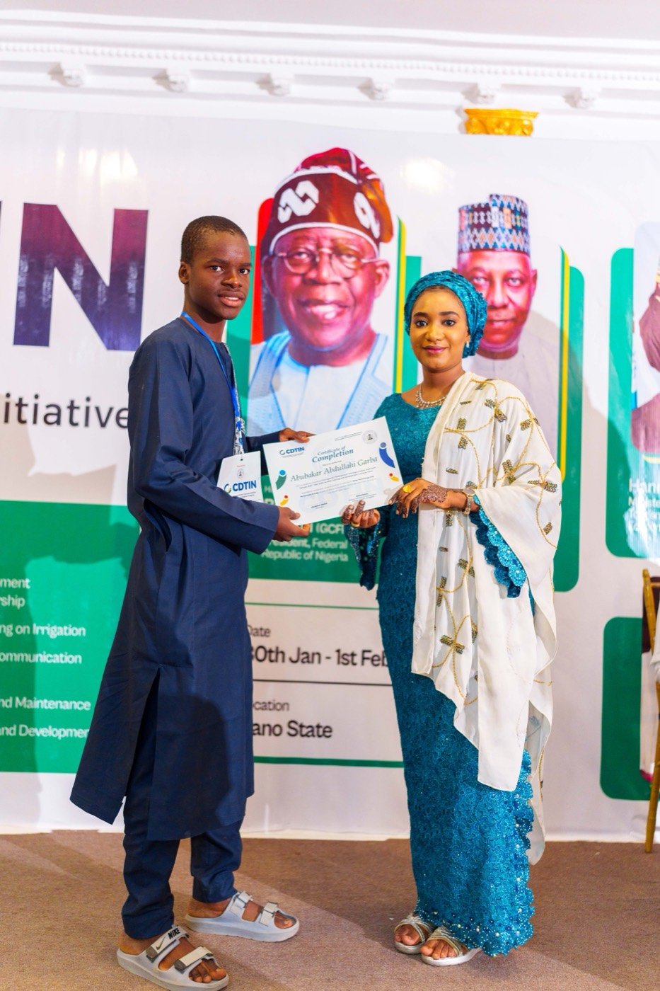Presentation of Certificates of Completion — Atlas Training and Development Institute, Kano State