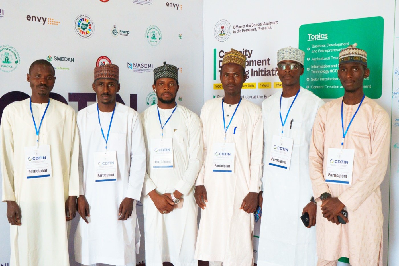Participants at the pitch day — Atlas Training and Development Institute, Kano State