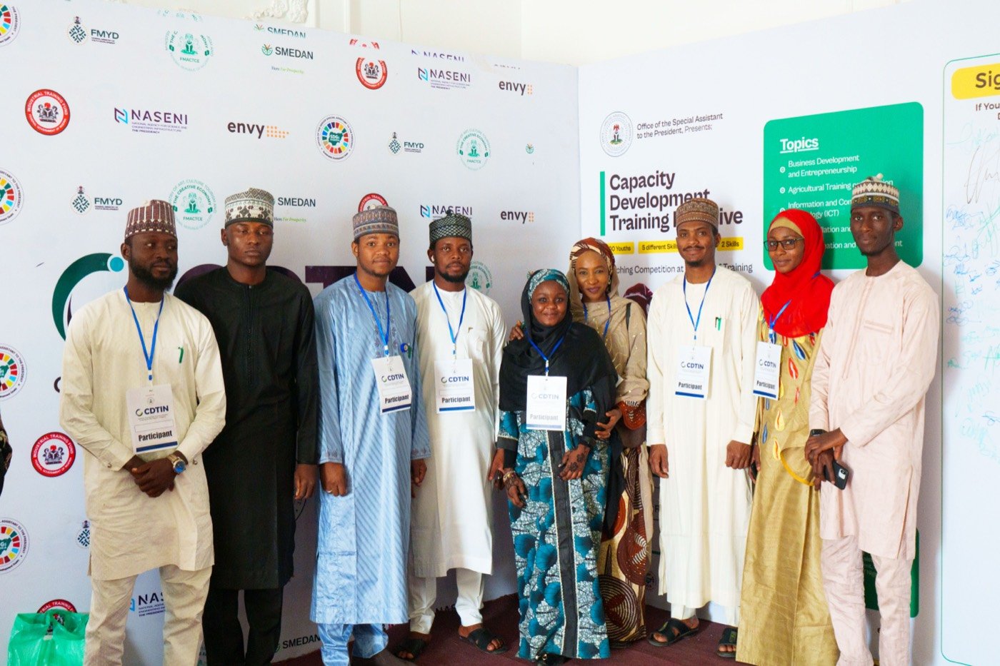 Participants at the pitch day — Atlas Training and Development Institute, Kano State