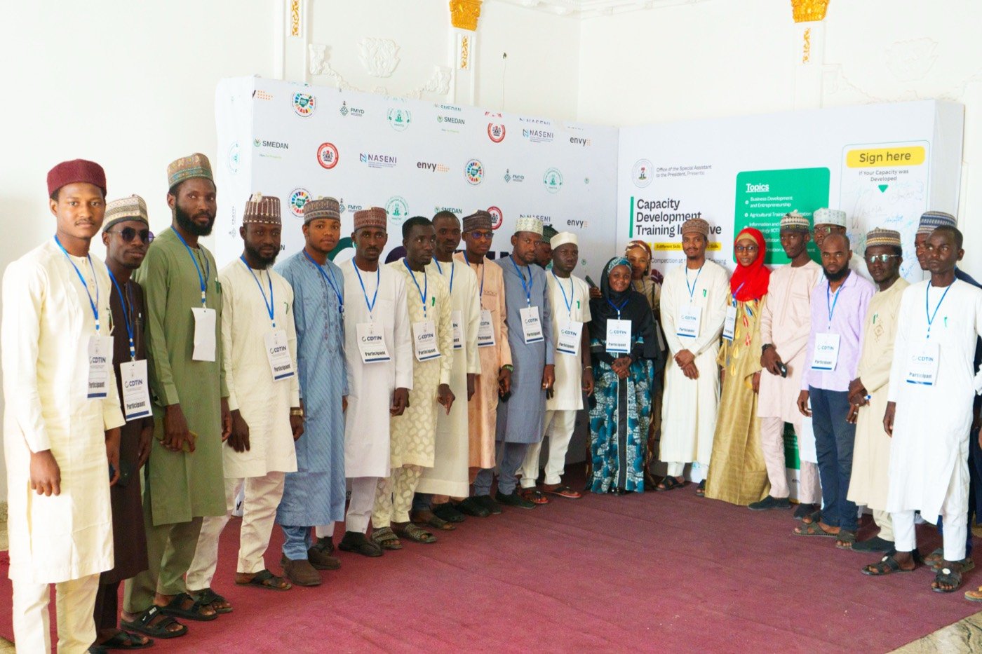 Participants at the pitch day — Atlas Training and Development Institute, Kano State