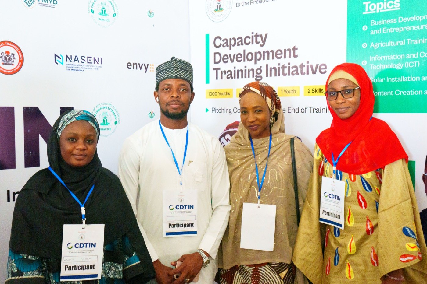 Participants at the pitch day — Atlas Training and Development Institute, Kano State